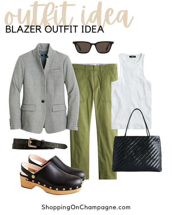 What to Wear Under a Blazer
