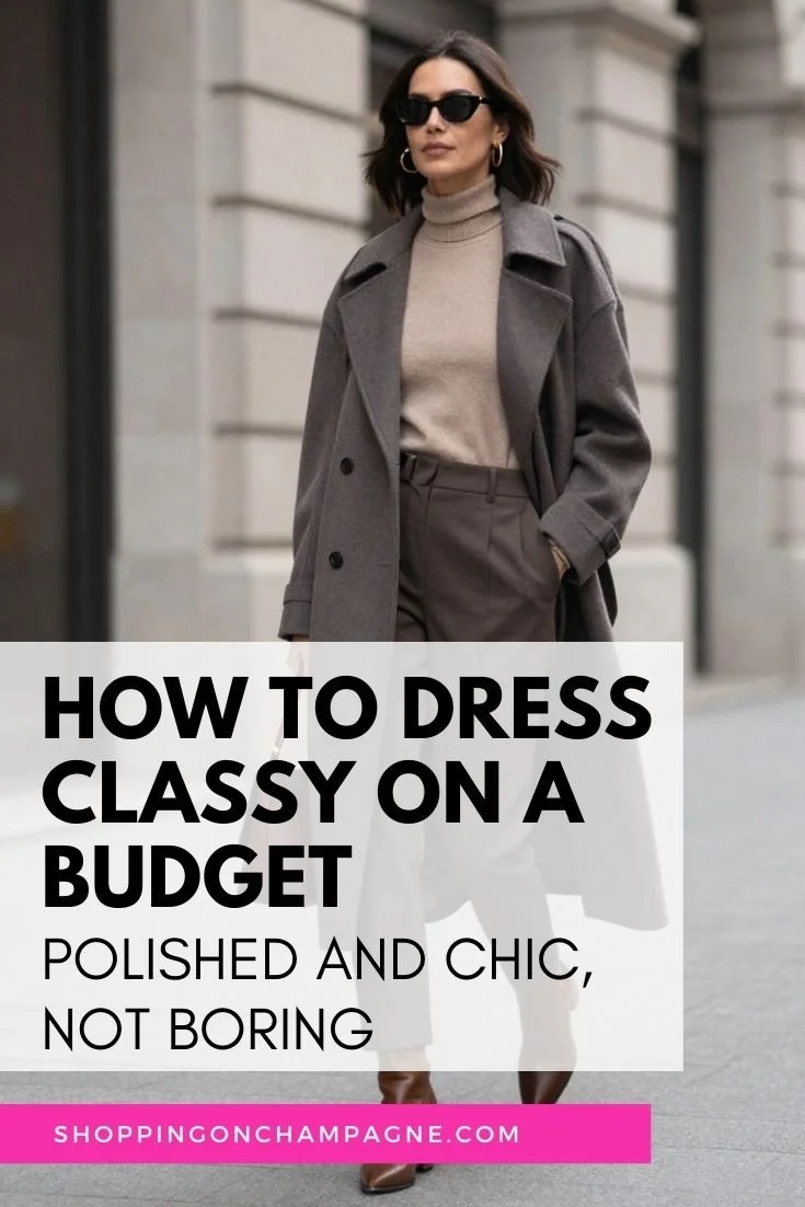 How to Dress Classy On A Budget Without Looking Boring