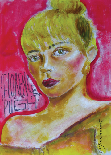 Florence Pugh Portrait