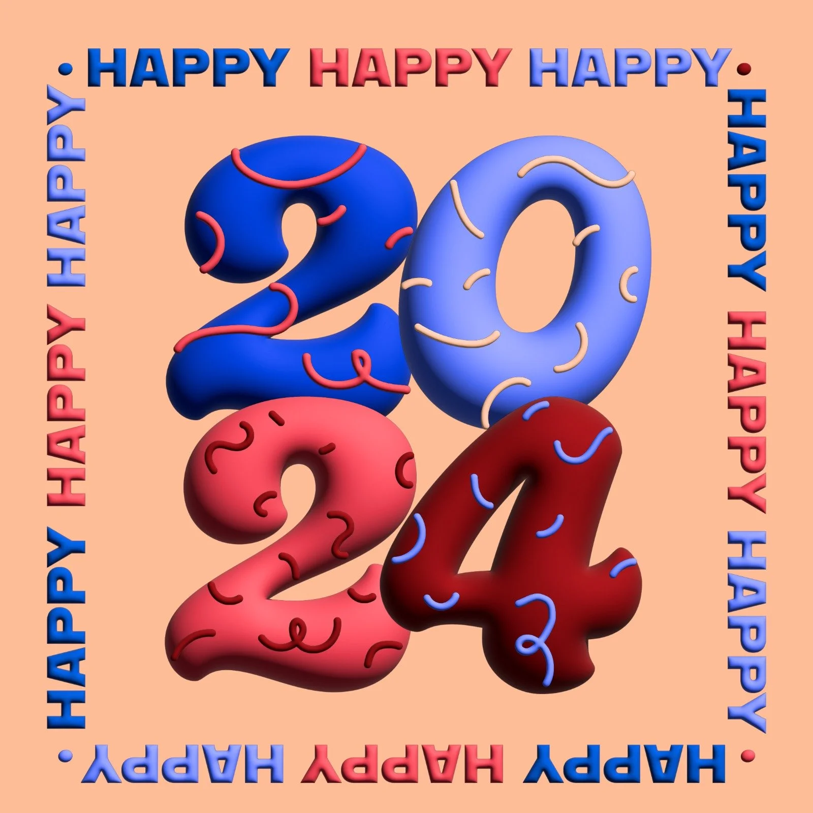 Officially happy 2024