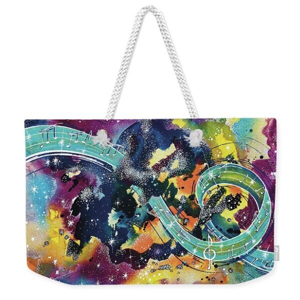 When life gives you a song, you must sing it! 🎶

Sing your heart out, friends! 

Let the universe be filled with your resonance! 

Find this, and more amazing totes, at www.mariahwest.com
