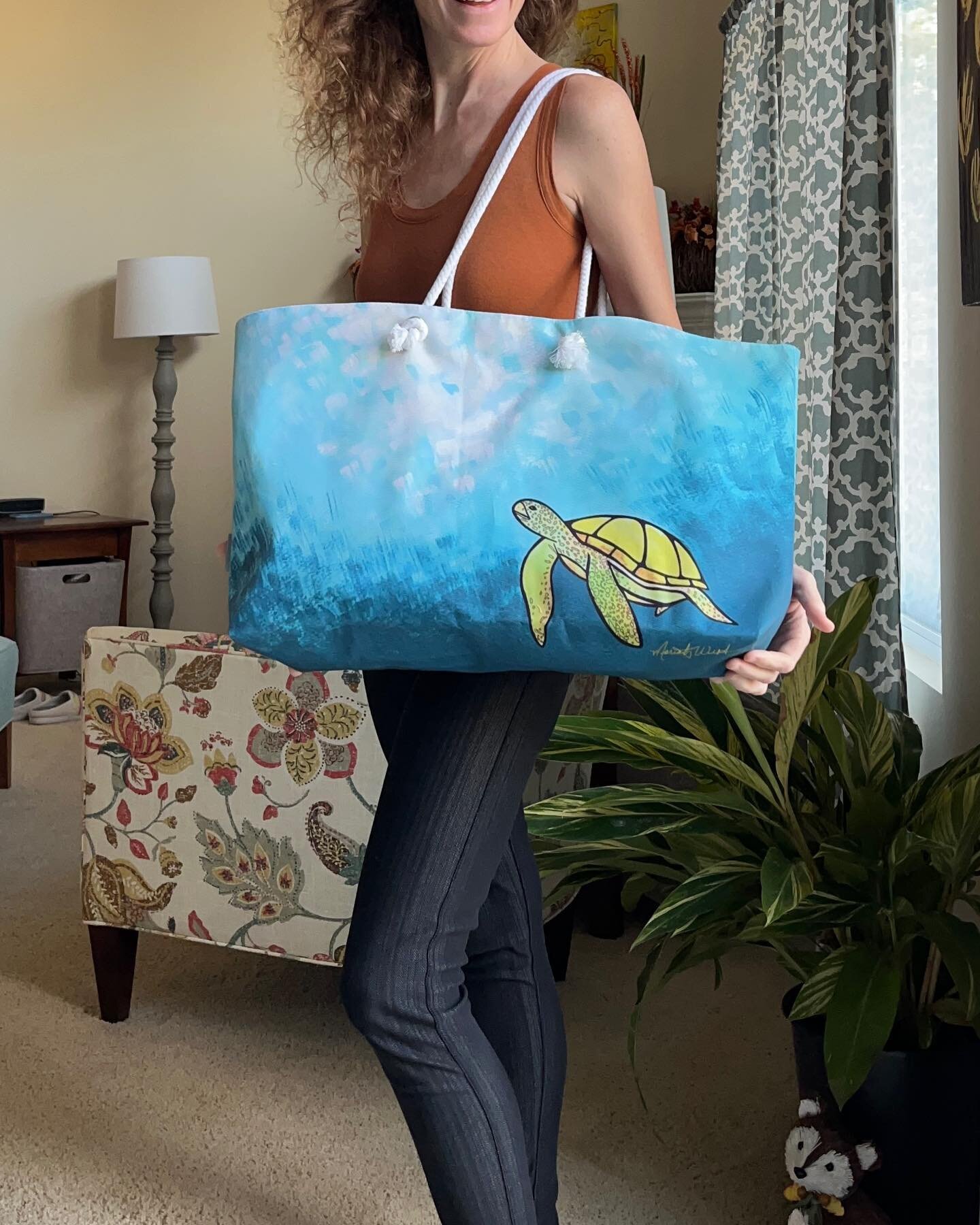 My Little Honu Weekender Tote just arrived! Get yours at www.mariahwest.com!