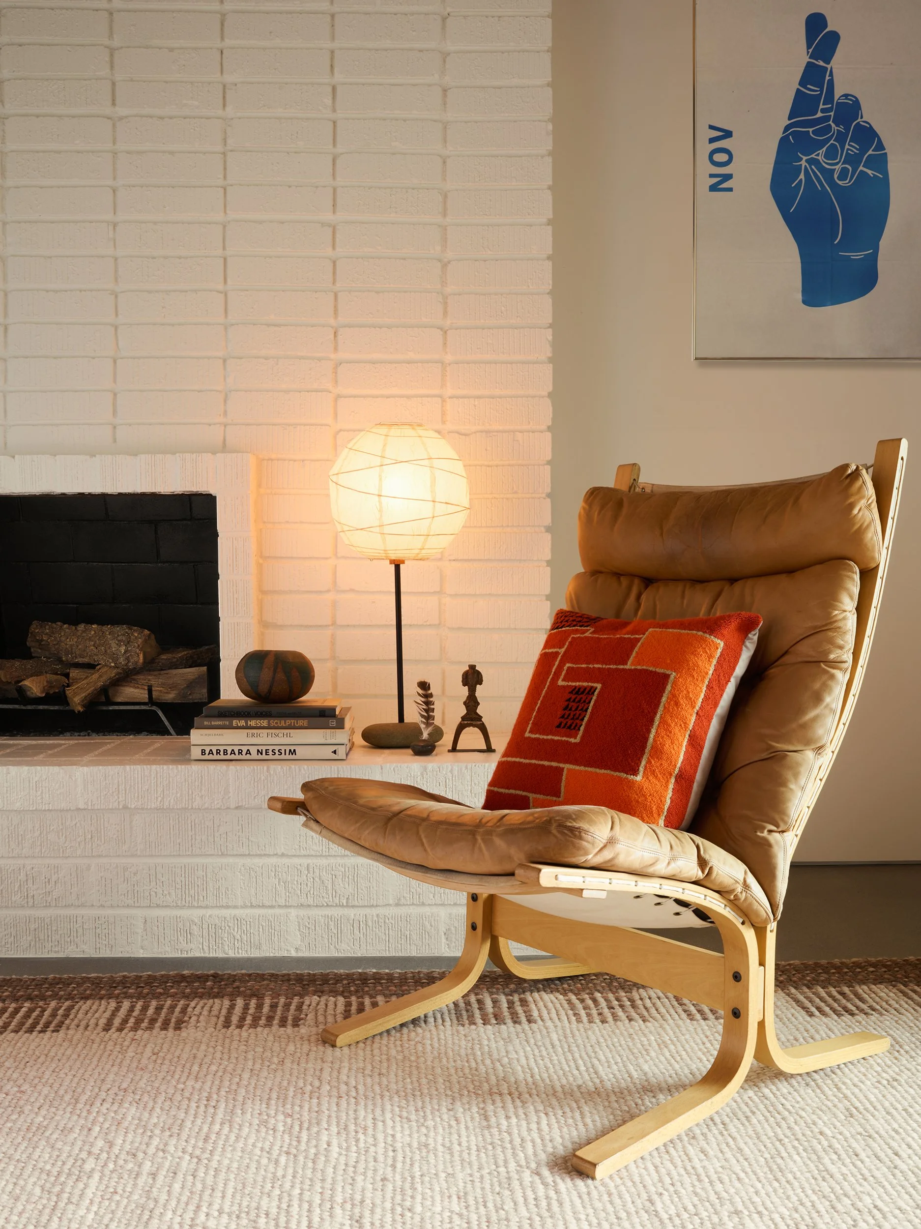 hollywood-hills-studio-aimee-less-midcentury-fireplace-vintage-furniture.jpg