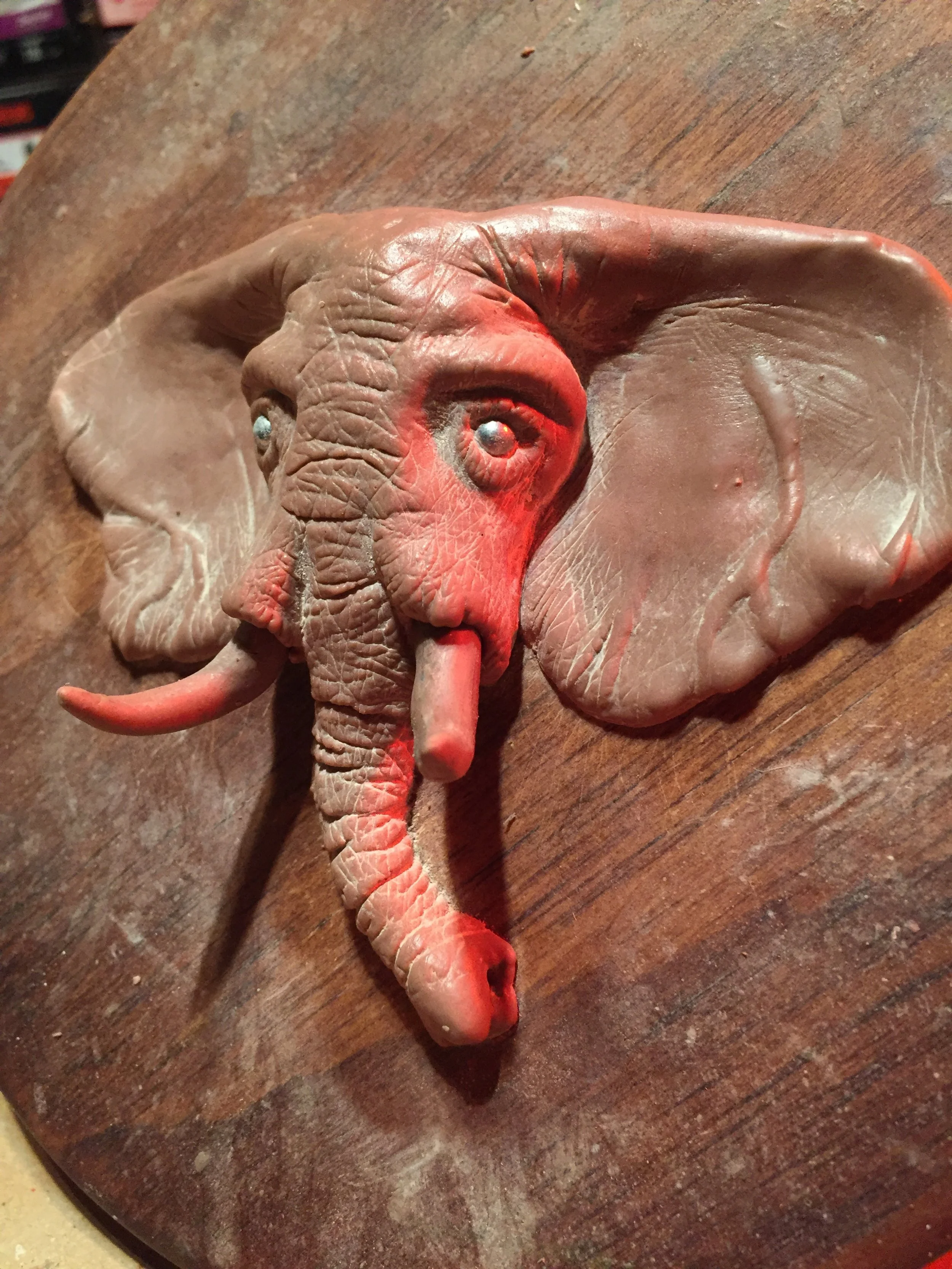 Sculpted Elephants