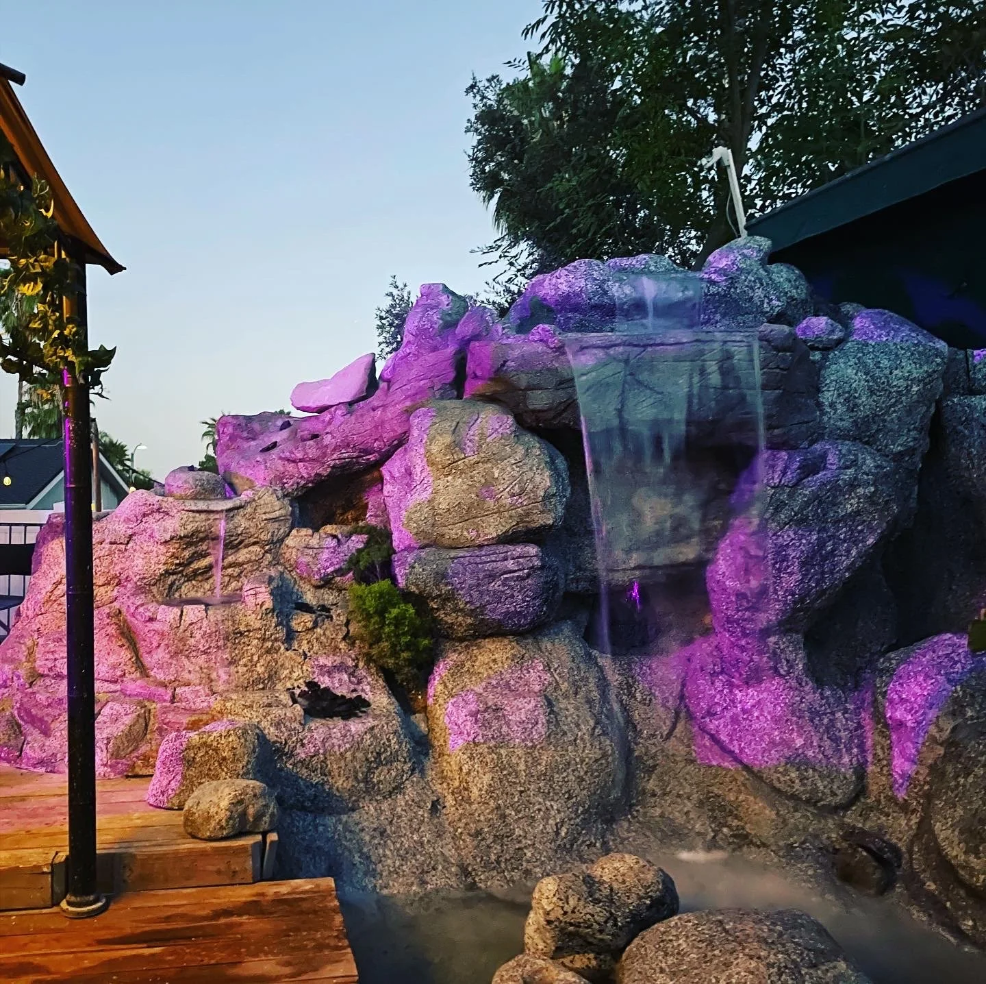 Pond Waterfall (2021) (CLICK TO SEE VIDEO)