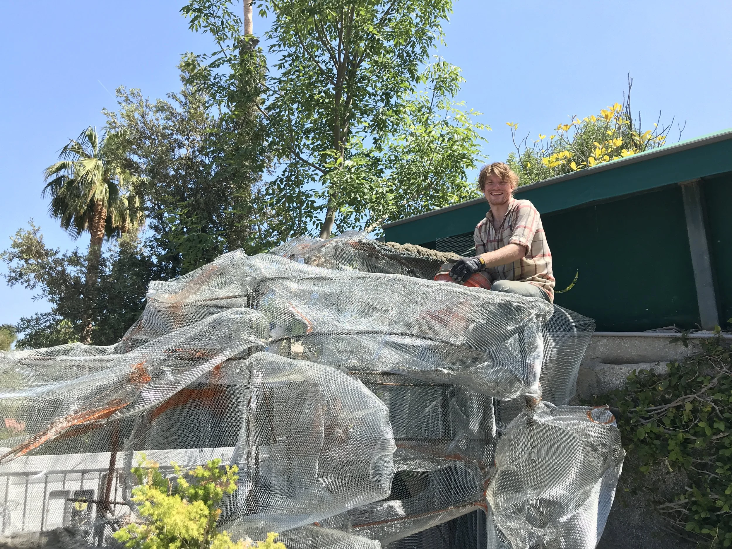 Pond Waterfall Armature Structure (2021) (CLICK TO SEE VIDEO)