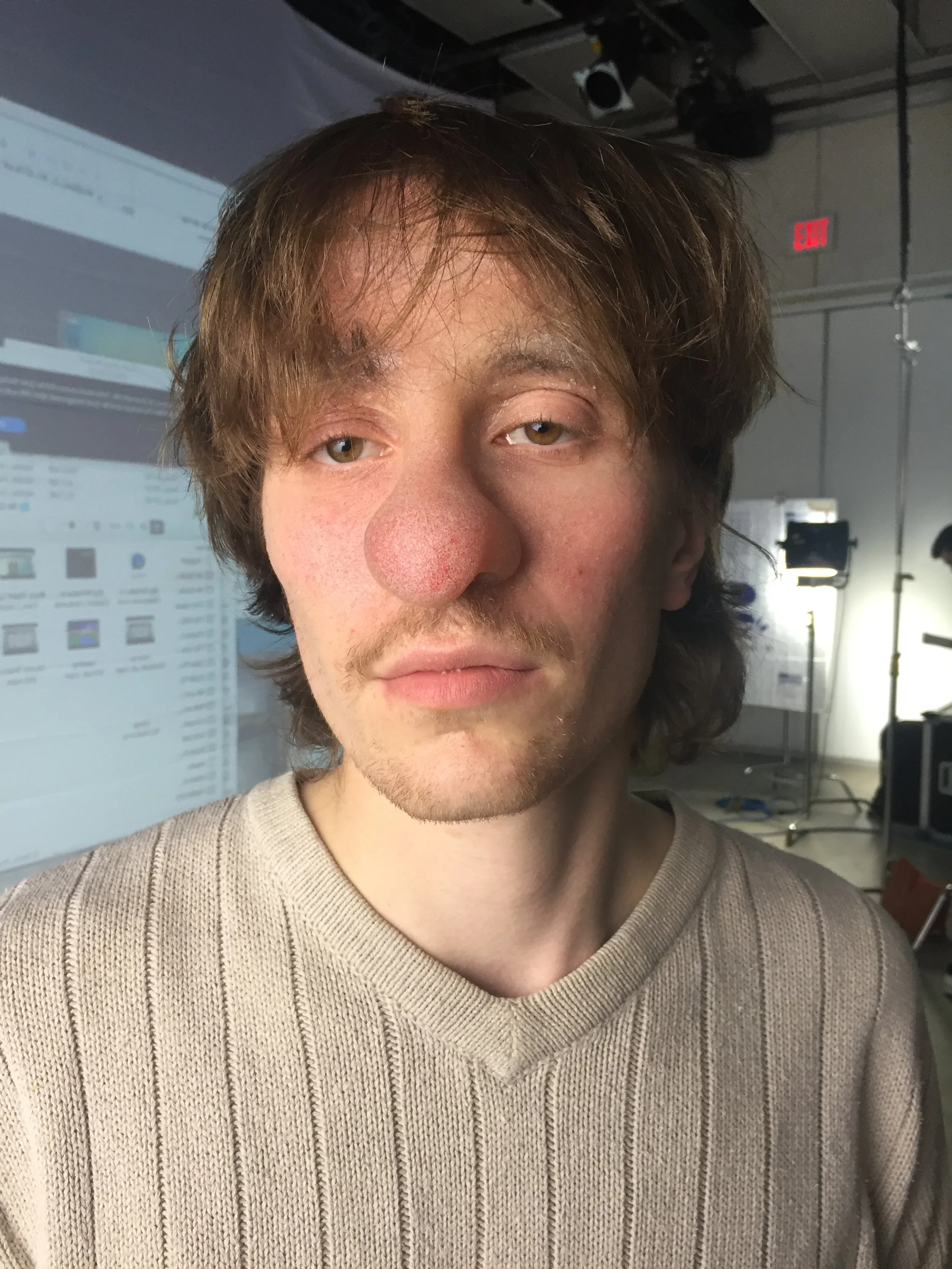 "BE QUIET" Prosthetic Nose