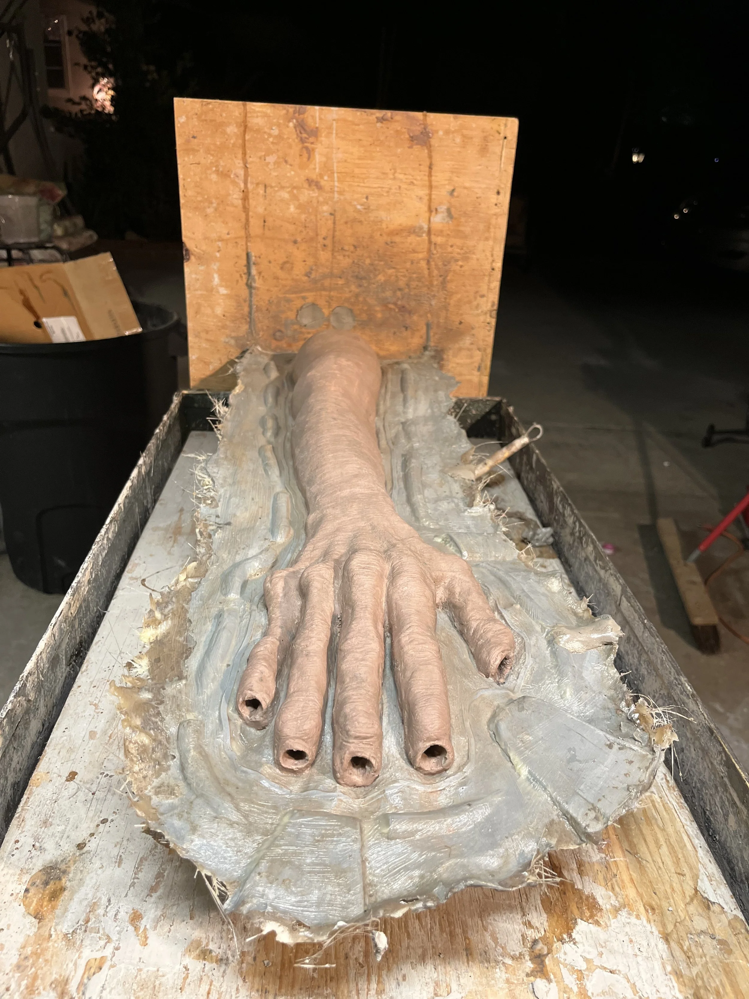Monster Glove fiberglass mold