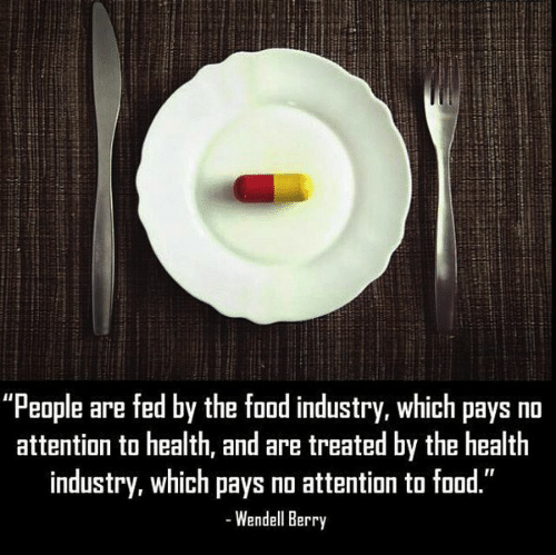 People are Fed by the Food Industry - Wendell Berry.png