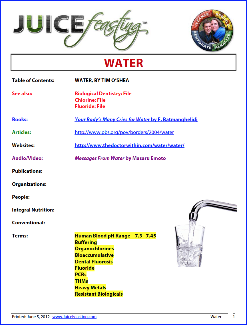 Water Tim OShea Cover.png