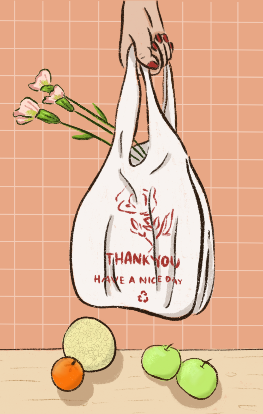 Still Here Still Life - Digital Illustration