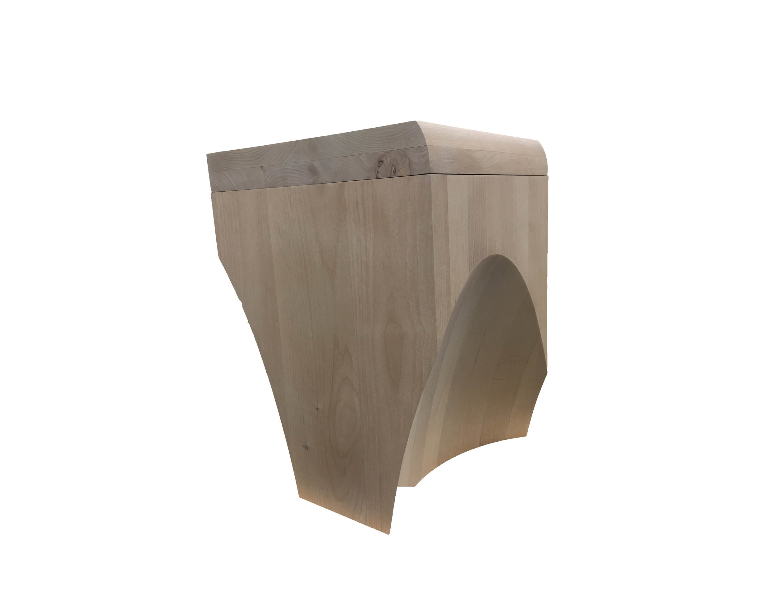 Second View of Full-Sized Final Prototype of Stool Concept 1