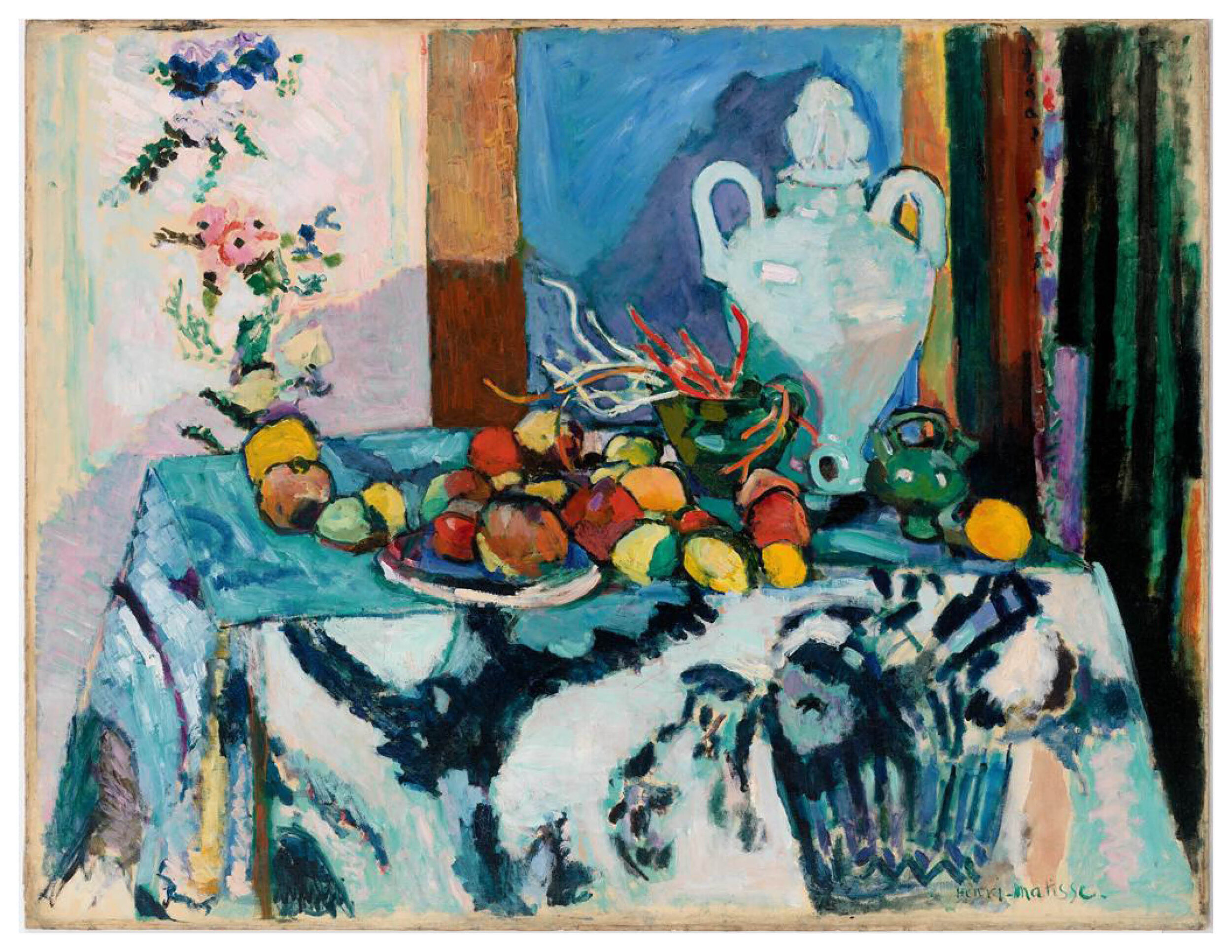 Henri Matisse, Blue Still Life, oil on canvas, 1907.