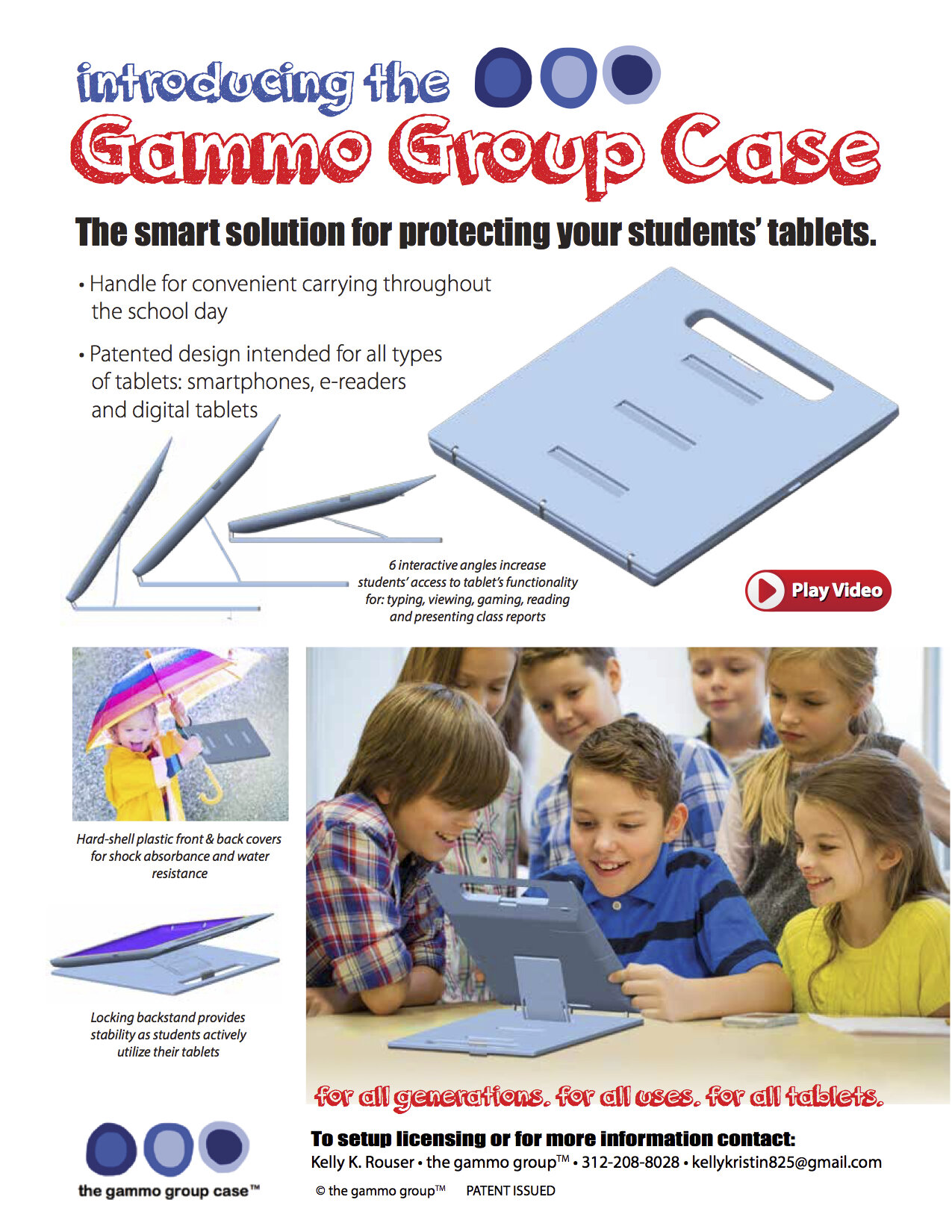 Sell Sheet for The Gammo Group Case