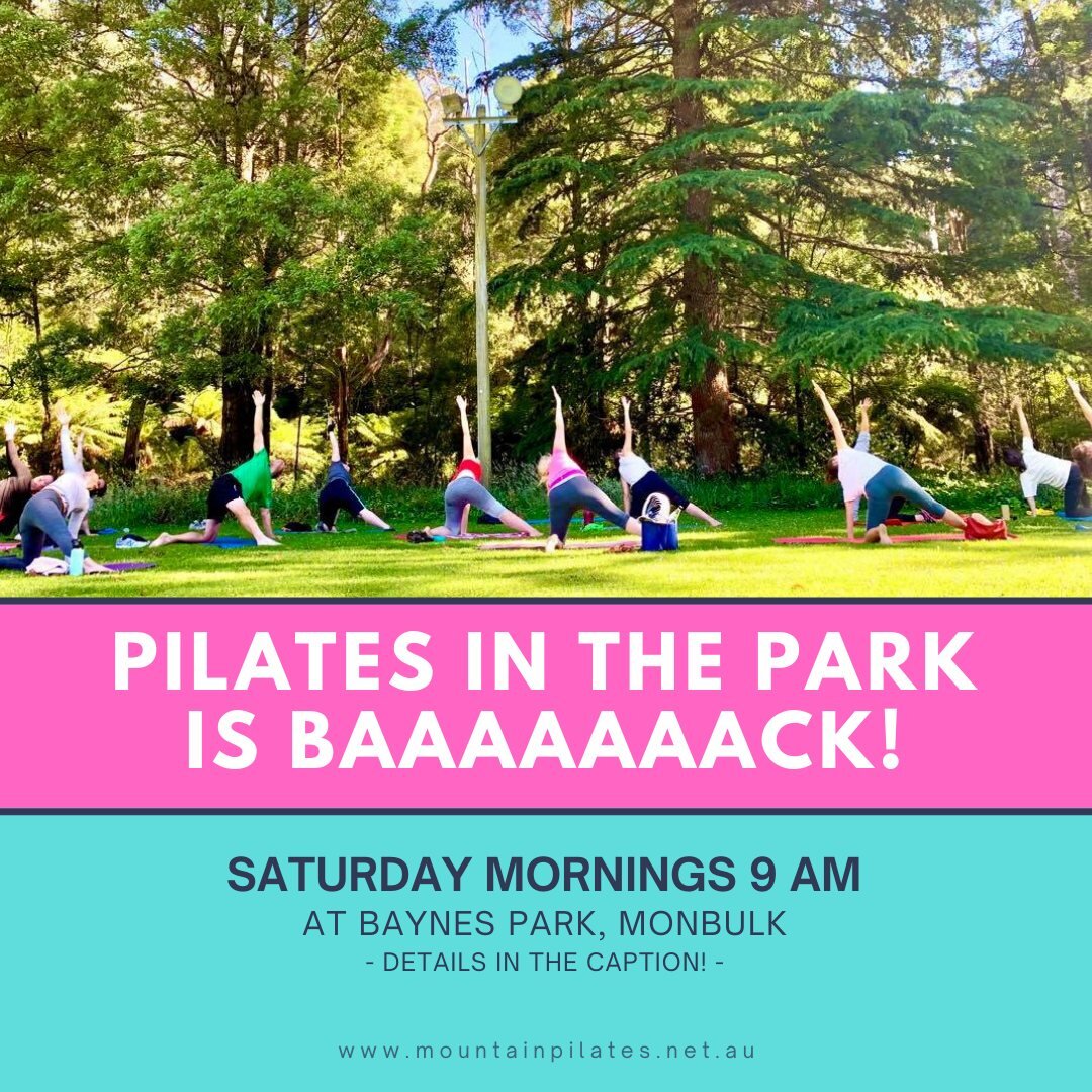 Summer in the hills is short... so why not make the most of it and breathe, unwind, reset, work strong, stretch, and smile with us at our community Pilates in the Park classes!

Bring your family and friends and start the weekend off right! 🌞�

Join