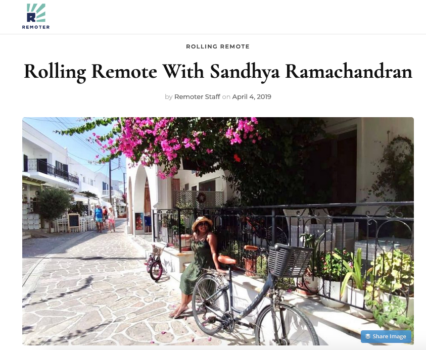 Online edition, April 4 2019 | Featured in an interview. Read here