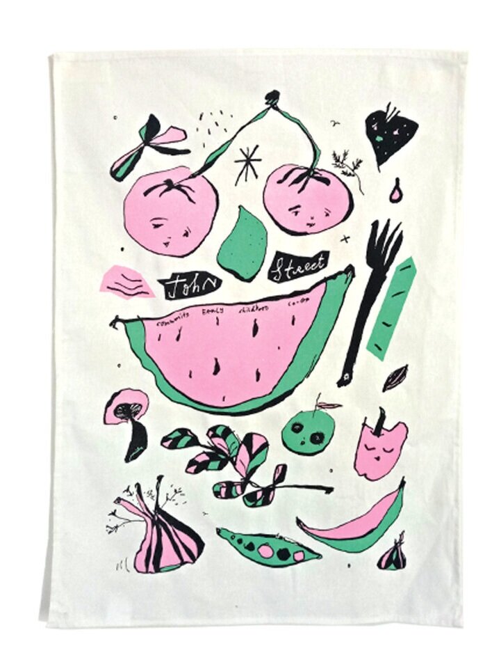 John St CECC (2019) linen tea towel