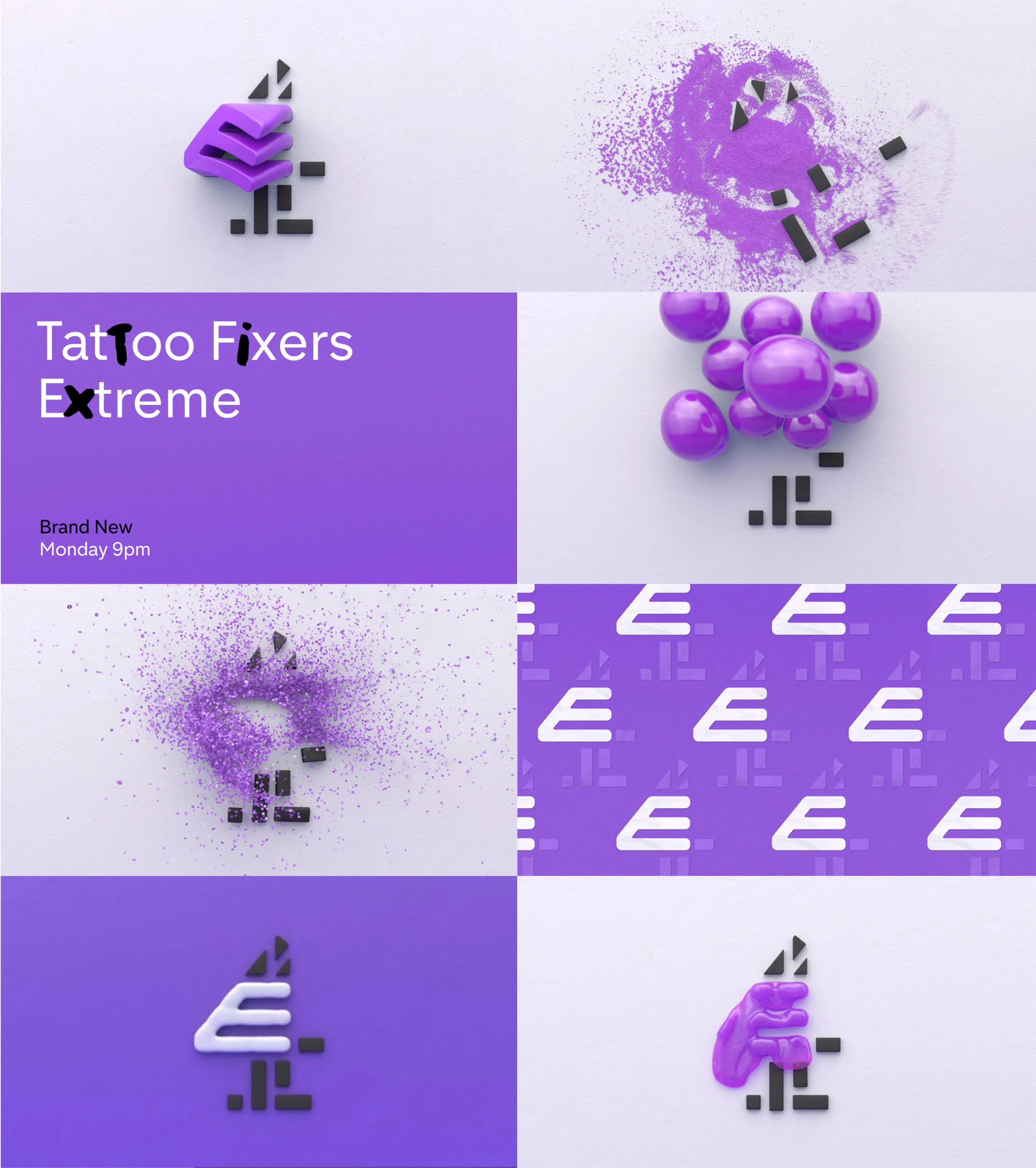 An overall brand identity that feels less structured and predictable, but is just as purple.