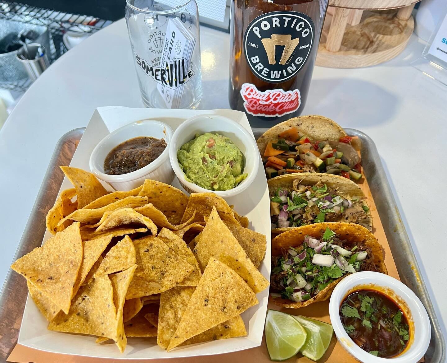 We are open until 6 pm on Sundays @porticobrewing If you&rsquo;re in the neighborhood, stop by. #yourneighborhoodtaqueria