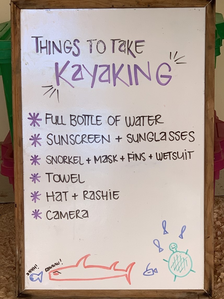 Things to take kayaking.jpg