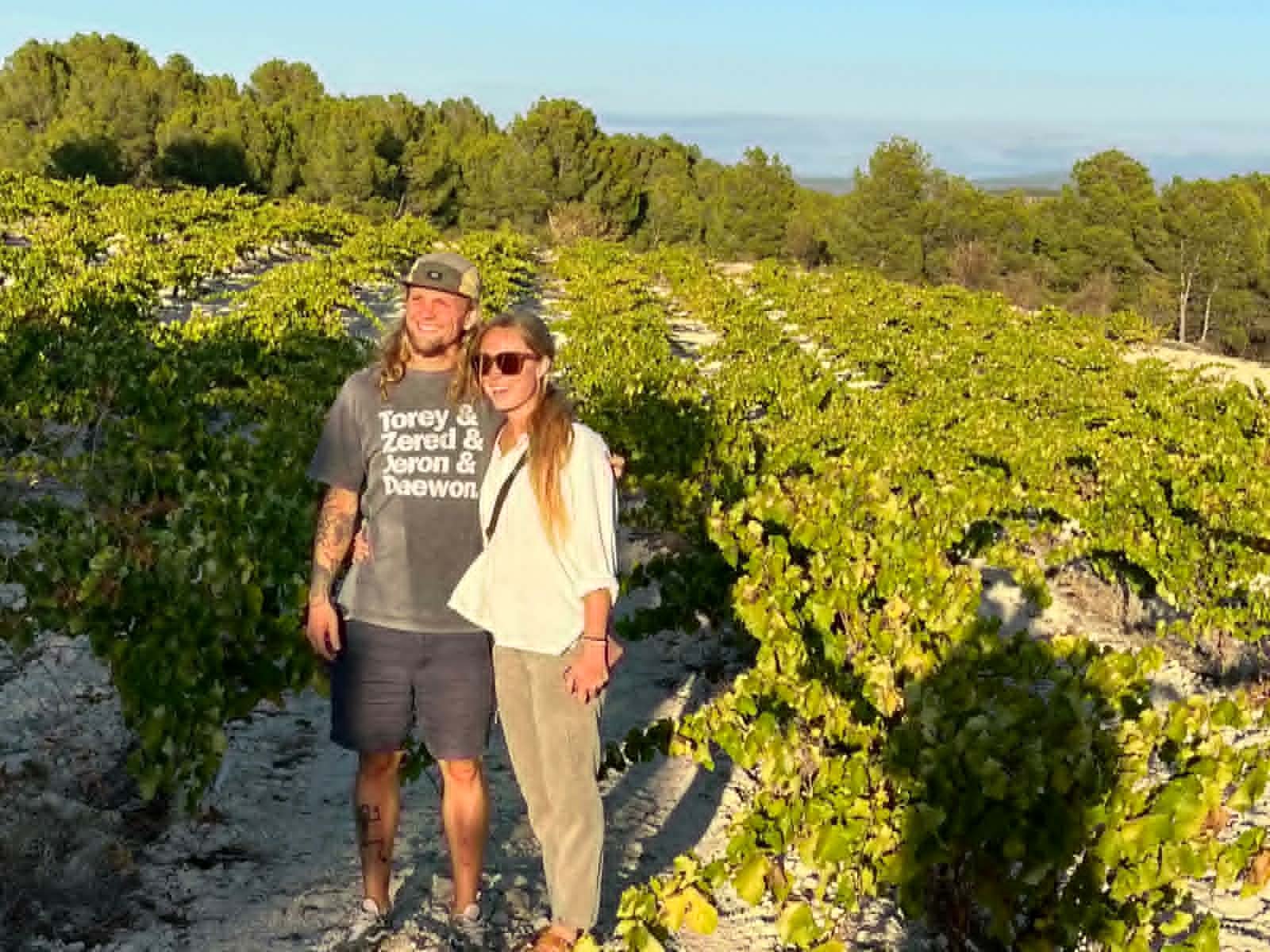 Vin-AW med Hanna &amp; Eric, Vinos de Mantis
