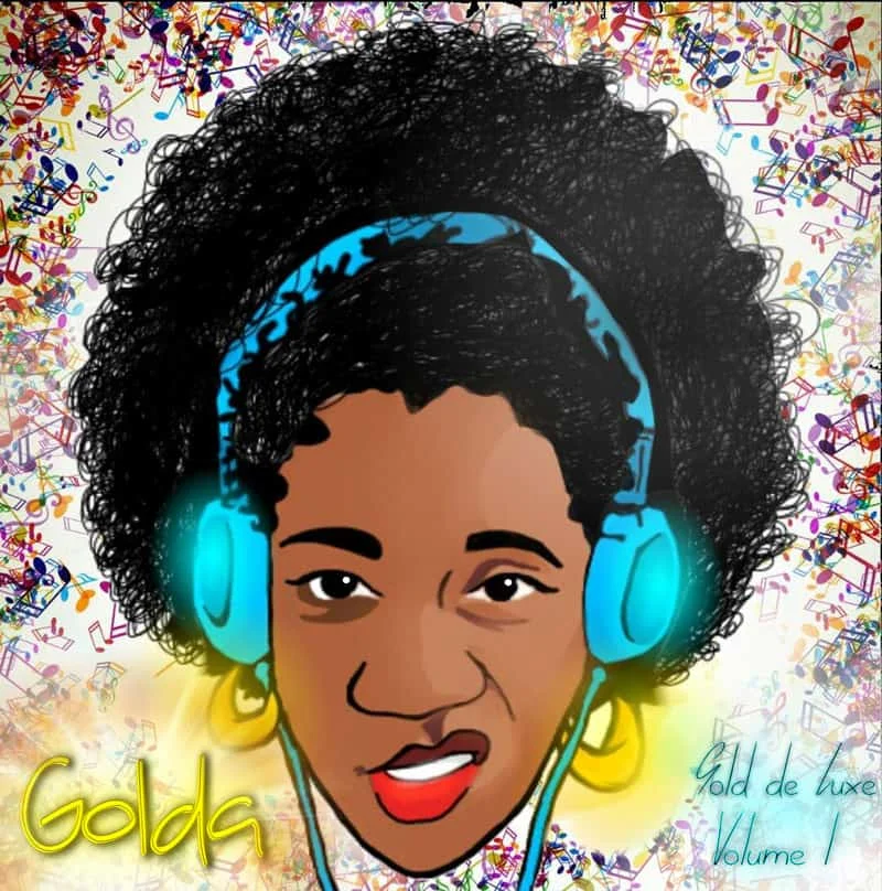 Album art for Golda’s solo album “Gold de Luxe Vol 1” (2014)