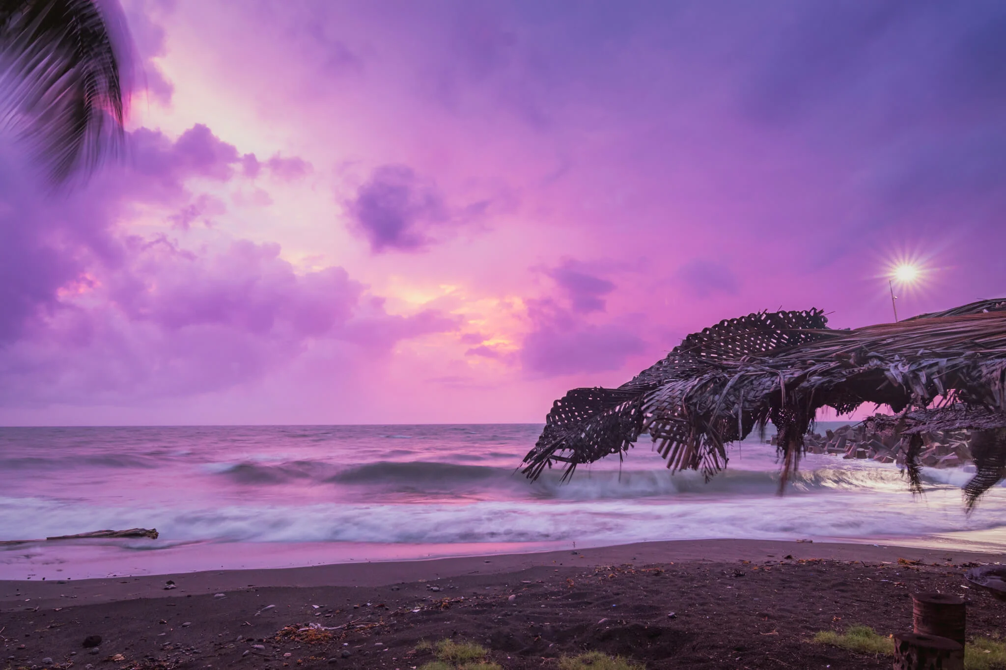© 2017 Yuri A Jones | Purple Storm, captured in Roseau, Dominica