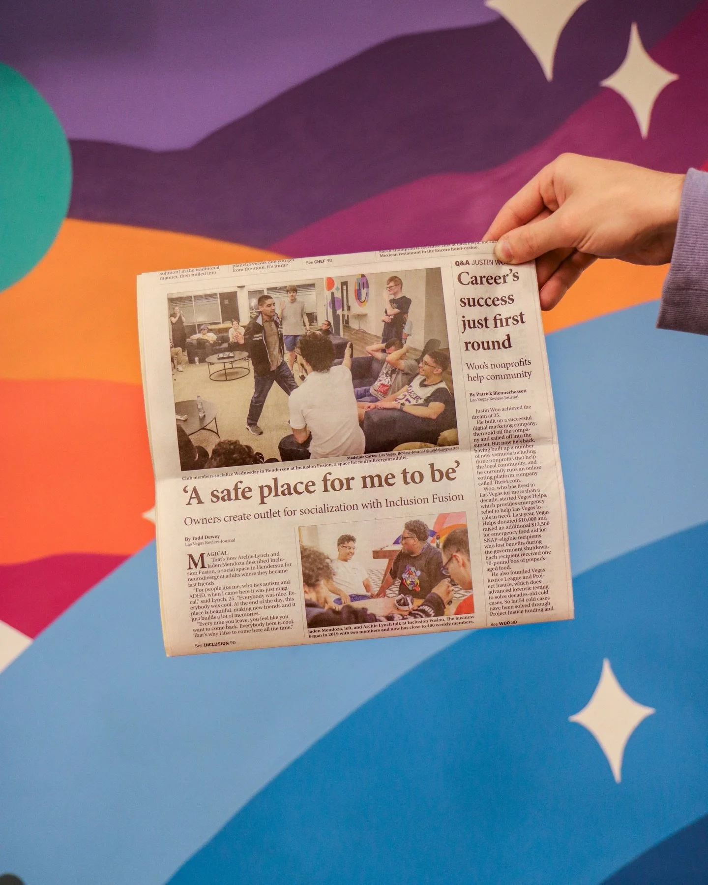 Inclusion Fusion in the Review Journal!! 🤪⭐️

We&rsquo;re so grateful to be featured by the Las Vegas Review Journal and have the chance to share what Inclusion Fusion is all about. Seeing our community, our members, and the heart behind everything 
