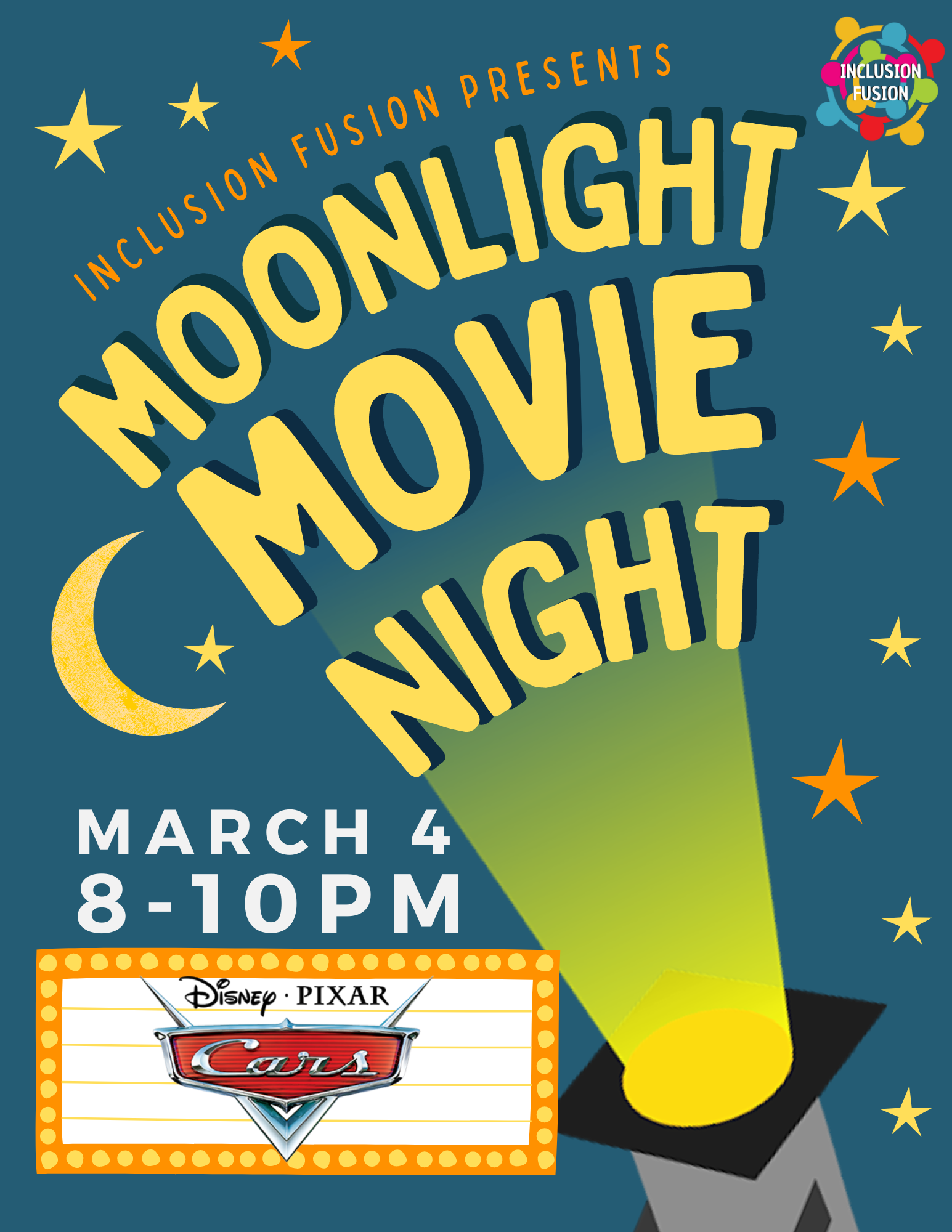 Moonlight Movie Night Cars — Inclusion Fusion