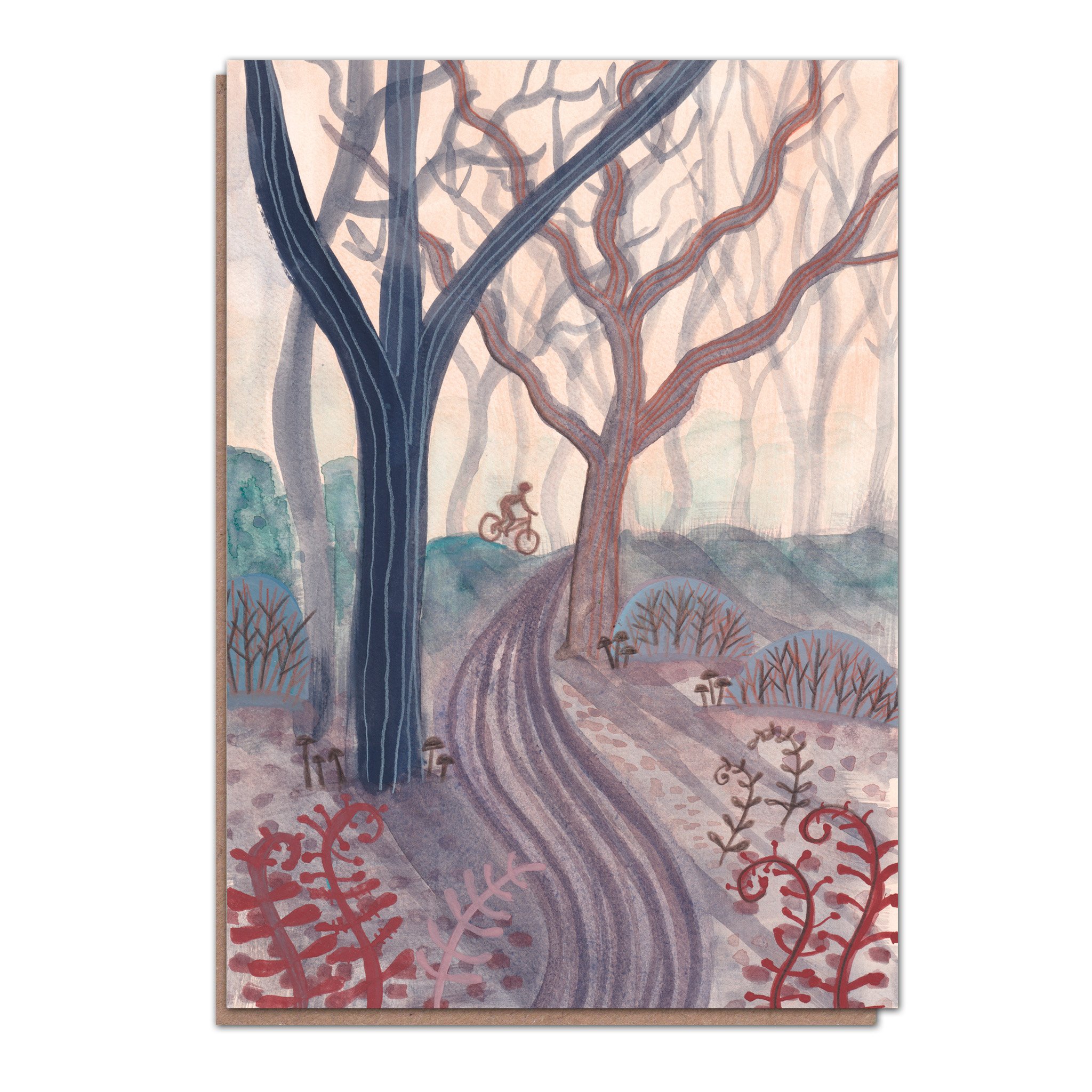 Forest Trails, A6 greetings card
