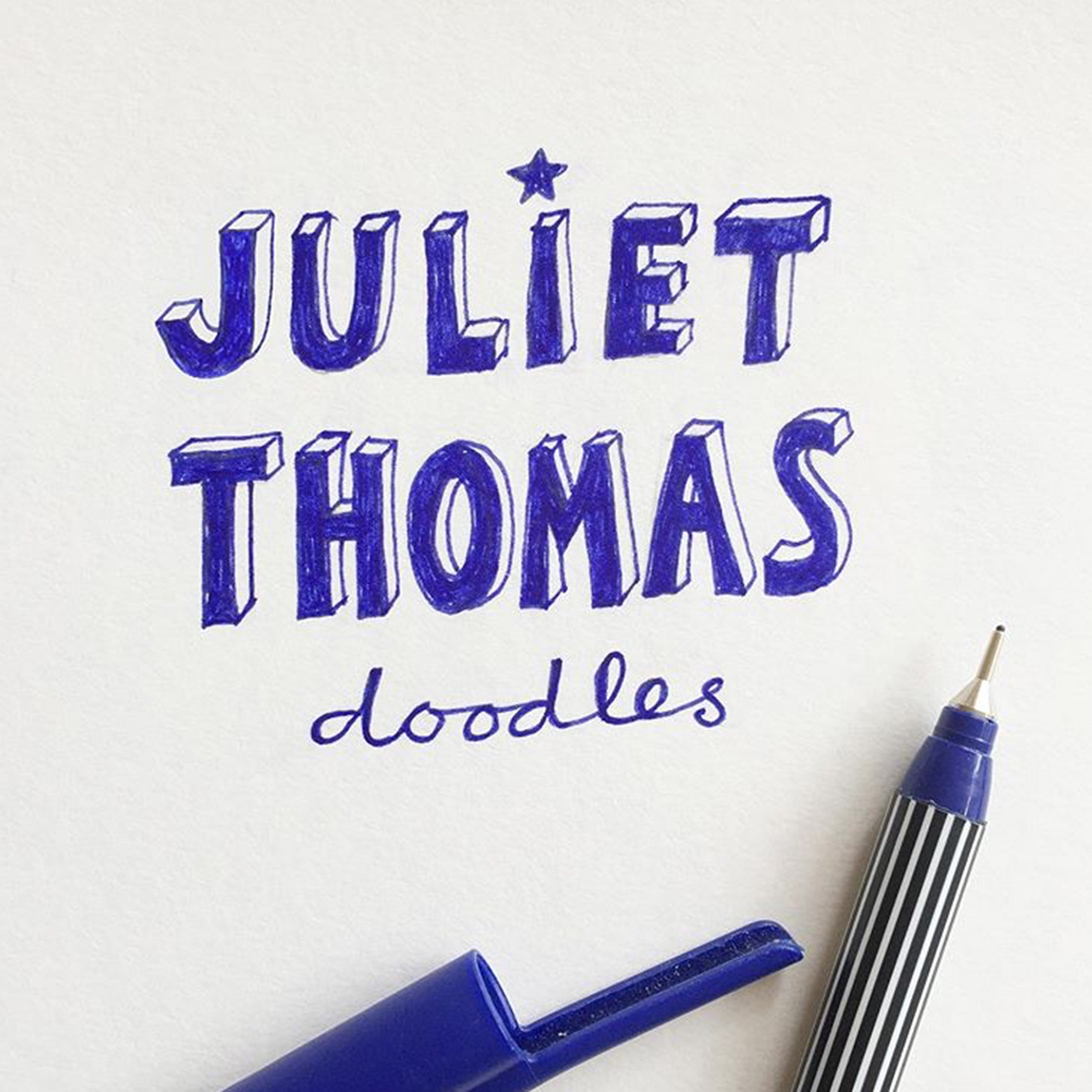 Juliet Thomas doodles Logo
