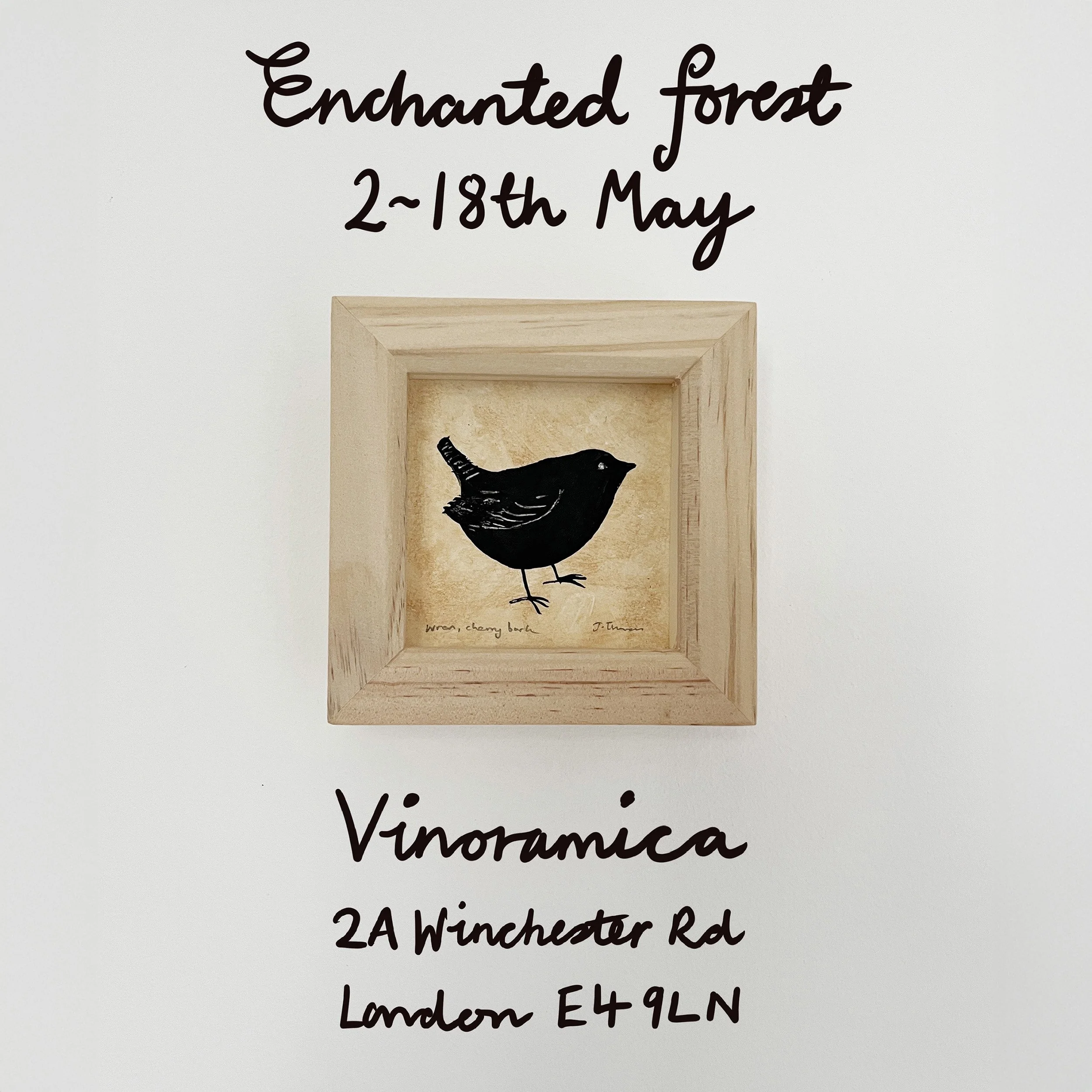Enchanted Forest, an Exhibition of original artworks by Juliet Thomas inspired by nature