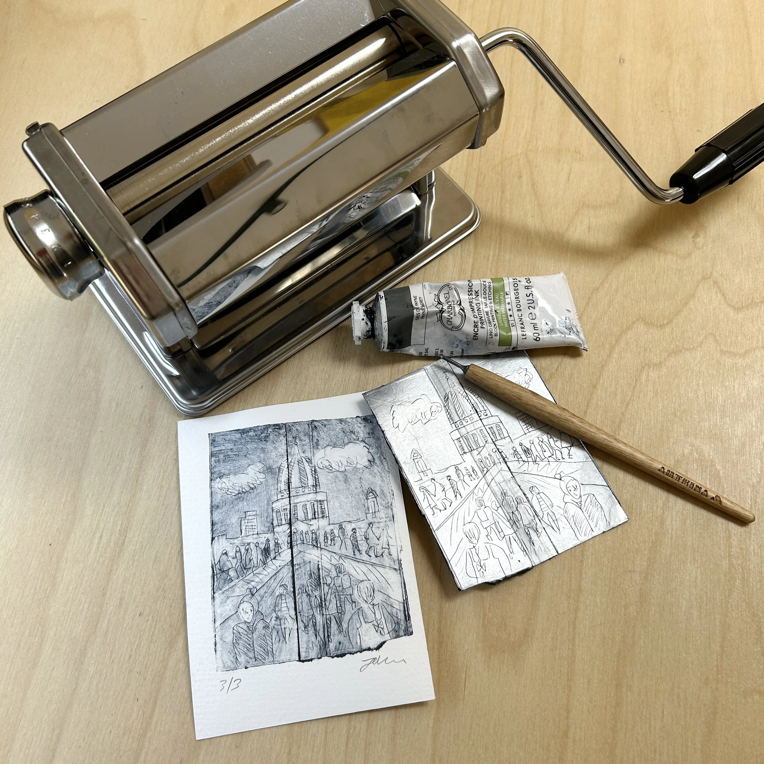 Printing with a Tetra Pak &amp; Pasta Maker