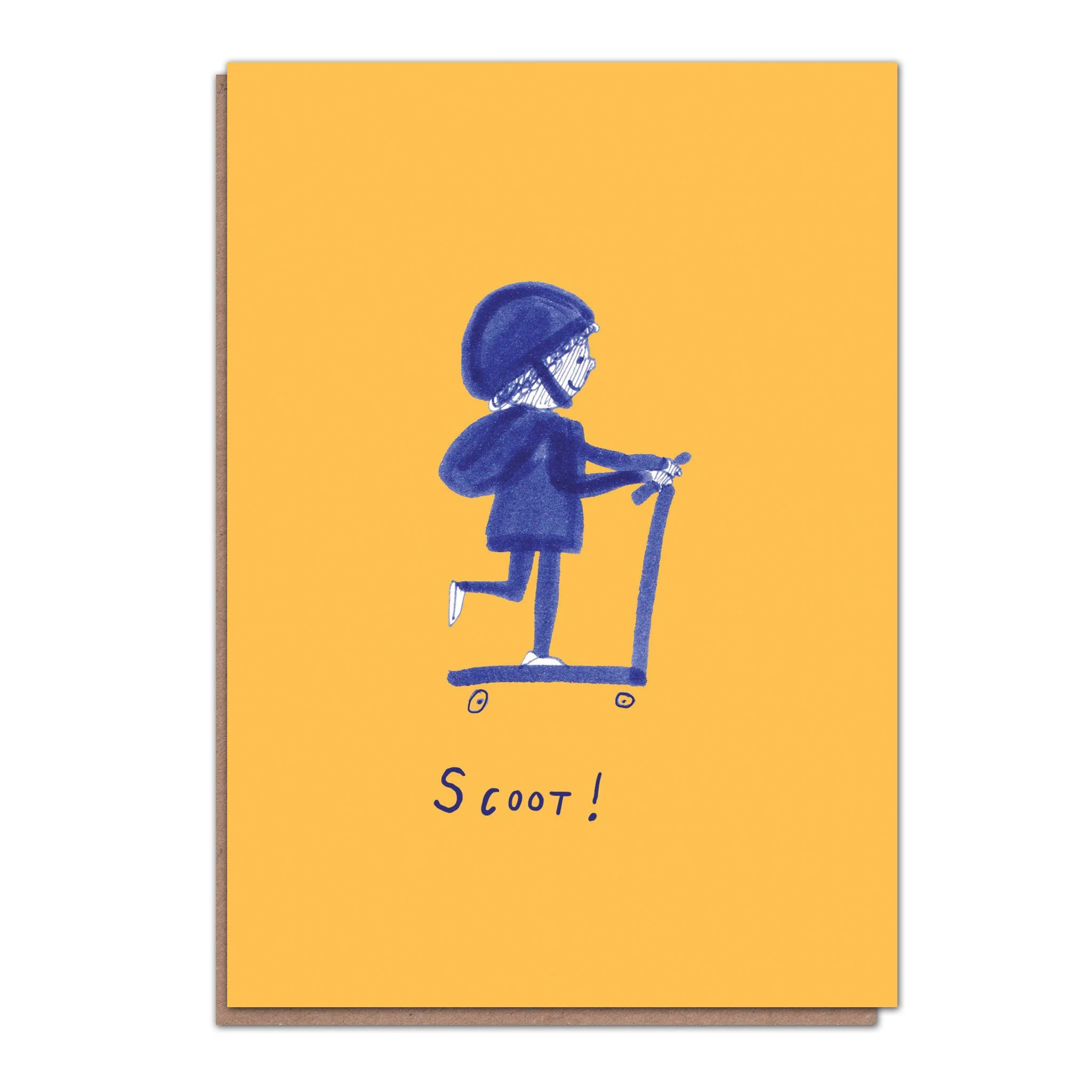 Scoot A6 Greetings card, great as a birthday card