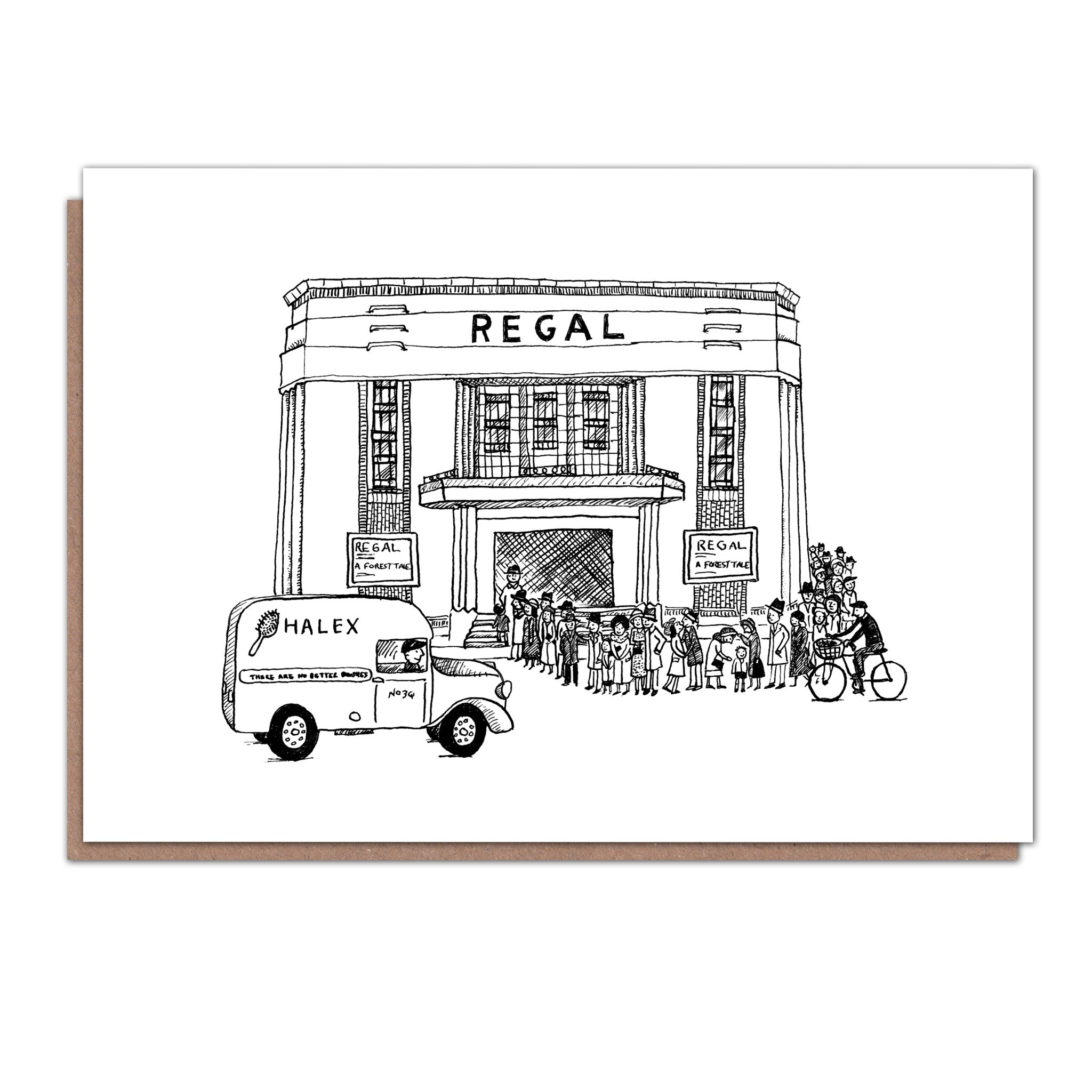 Regal cinema, Highams Park. A6 card
