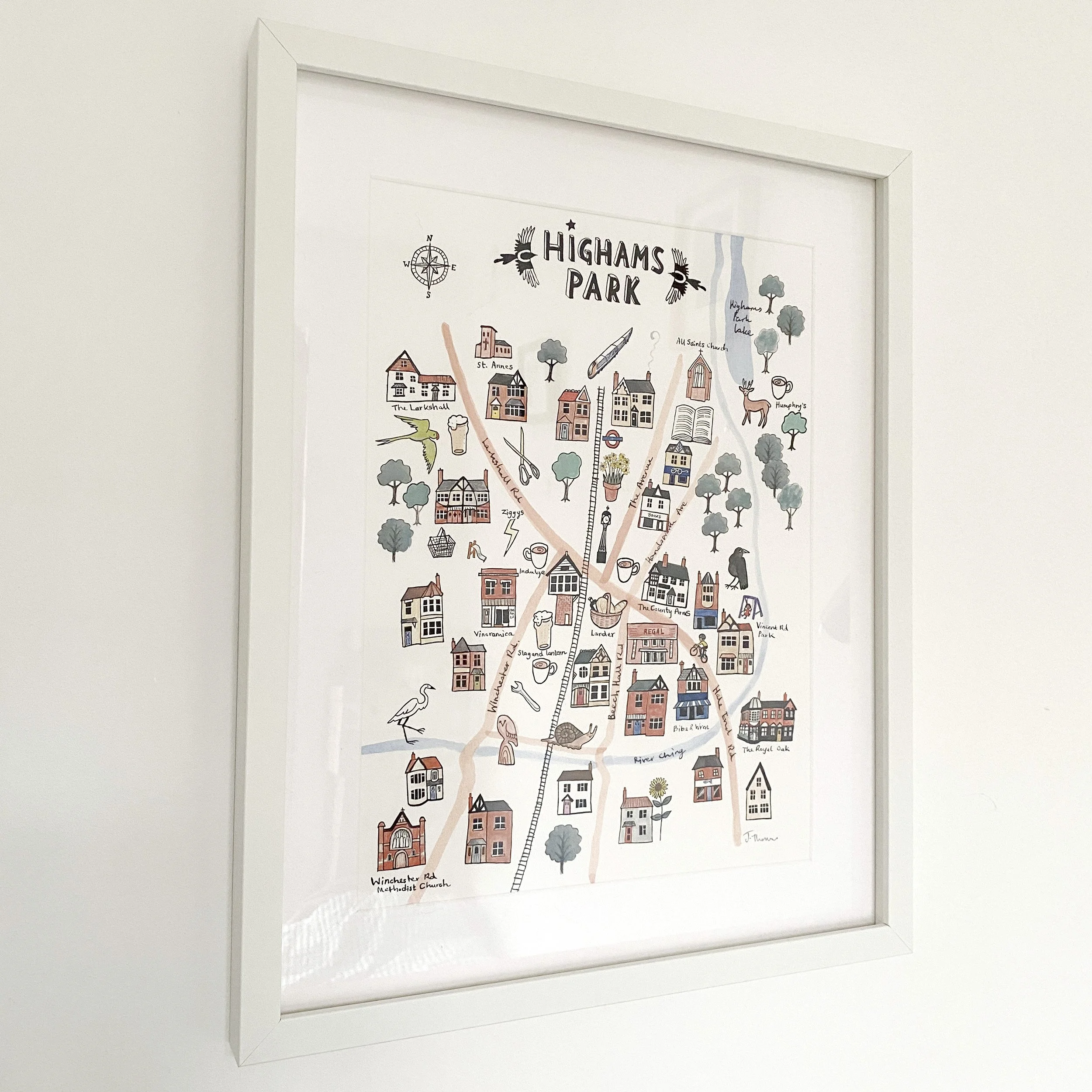 framed-highams-park-map.jpg