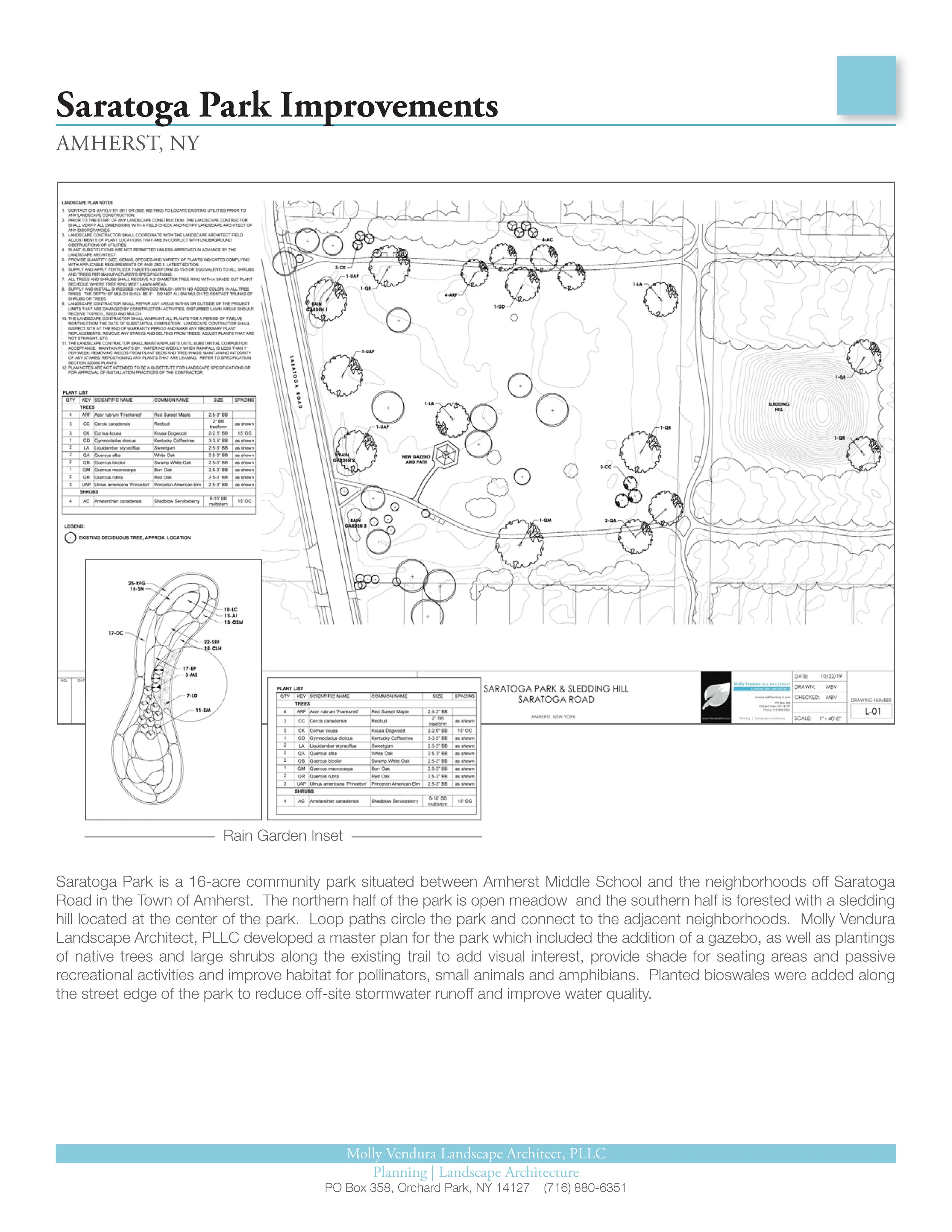 Projects Parks & Trails ??? MOLLY VENDURA Landscape Architect, PLLC.
