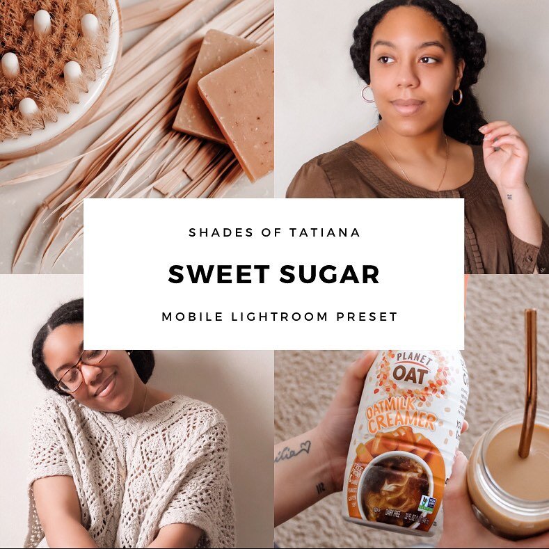 ✨New Product Alert✨

Create beautiful bright &amp; neutral photo edits with The Sweet Sugar 2 Pack 🤎 You can get stunning photos in just one click! 

All you need is your mobile phone! No experience needed. You can shop now just for $3.50!!
.
.

The