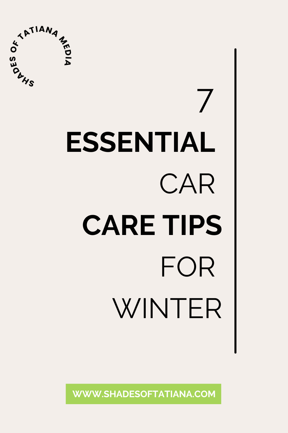 7 Essential Winter Car Care Tips You Need To Know — Shades of Tatiana Media
