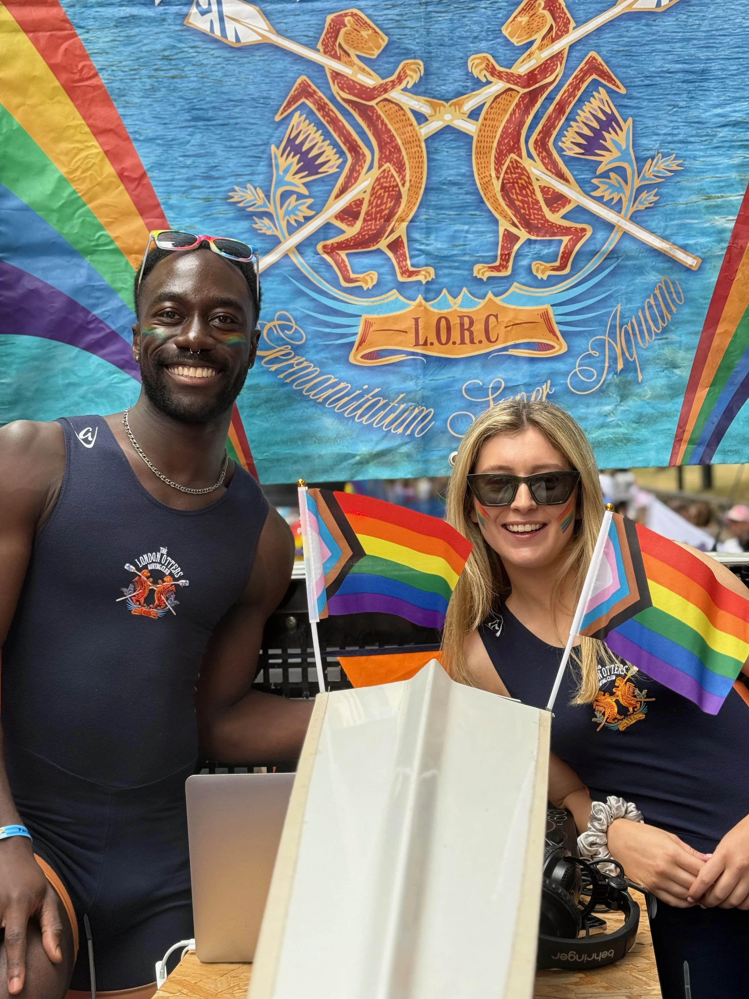 DJs on our Pride float