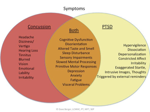 Concussions and Post Traumatic Stress Disorder — Dave Berger