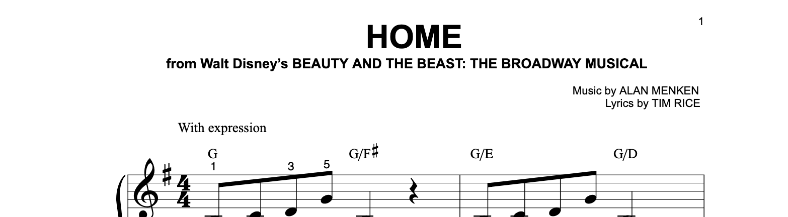 Home: The Beauty and the Beast Version