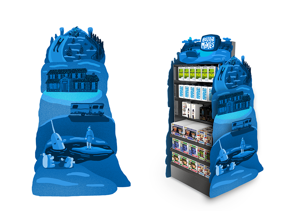 In the spirit of 5th Avenue holiday windows, we created a pop-up experience that lets our customers walk through our holiday stories, as reimagined by various artists.