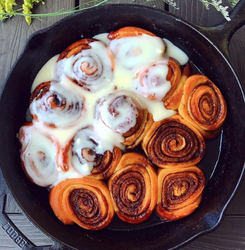 Yeast Free Cinnamon Buns