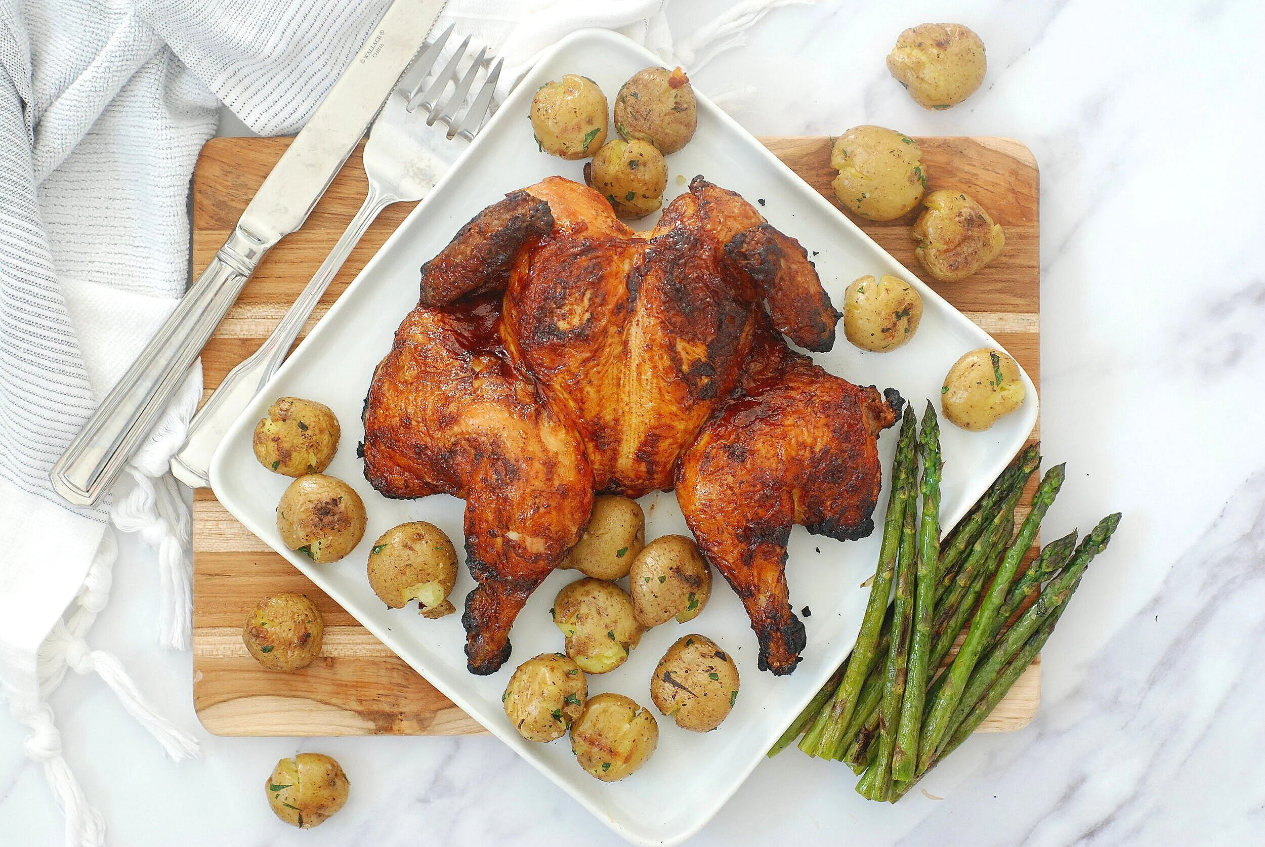 BBQ Spatchcock Chicken