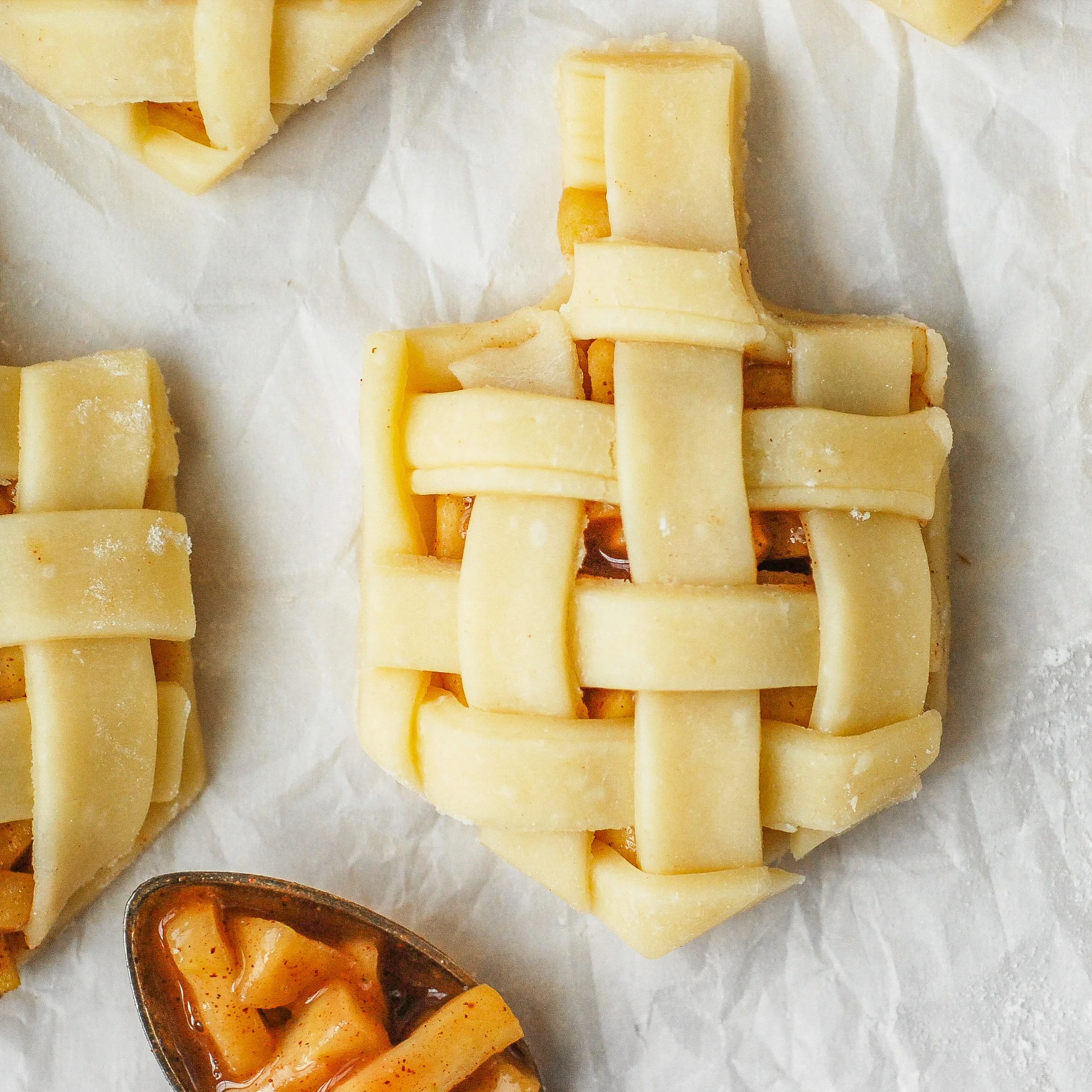 Dreidel Hand Pies