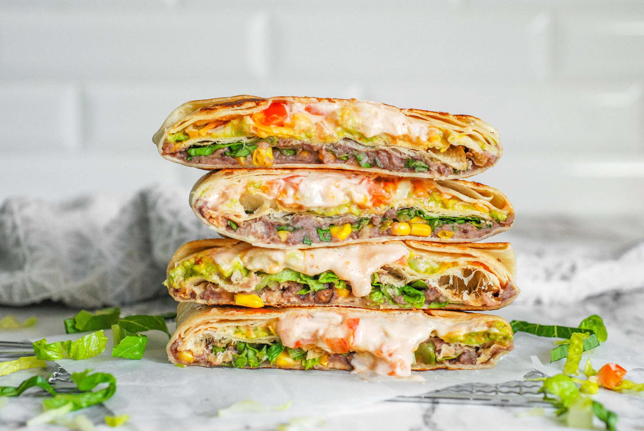 Black Bean Taco Crunch Wrap