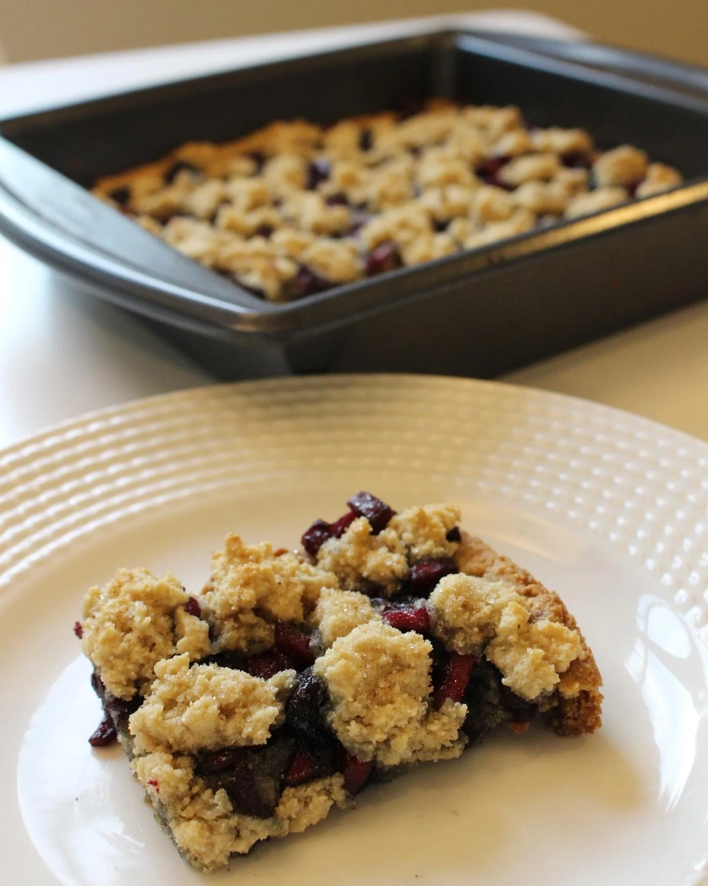 Apple &amp; Blueberry Crumble