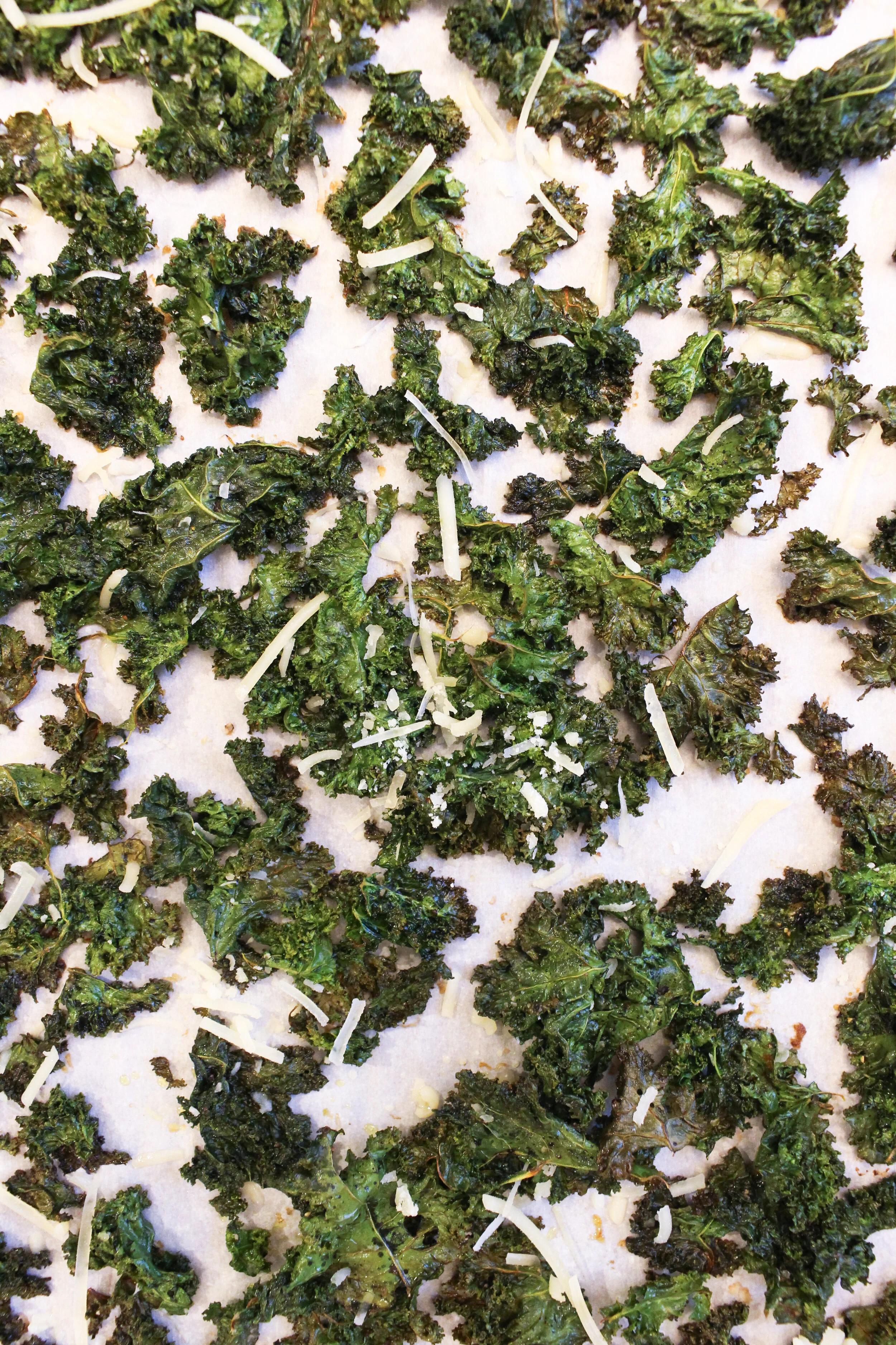 Baked Sesame Kale Chips