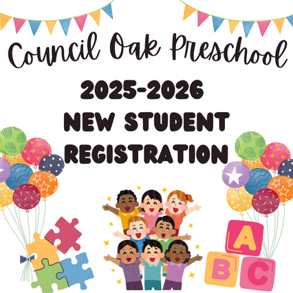 Council Oak Preschool Registration